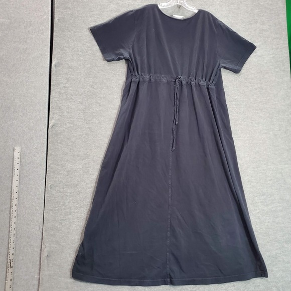 VINTAGE‎ Cover Charge Women Dress XL Black Shirt Drawing Pockets 90s USA - Picture 7 of 10